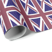 Papier Cadeau Gemstone Union Jack – British Flag (Coin rond)