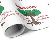 Papier Cadeau Généalogie (Coin rond)