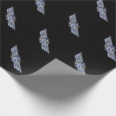 Papier Cadeau Général Air Pilot Chrome Comme Star Wings Black (Coin)