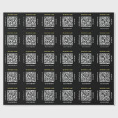 Papier Cadeau Générer un nom d'entreprise de code QR Site Web Pr (Plat)