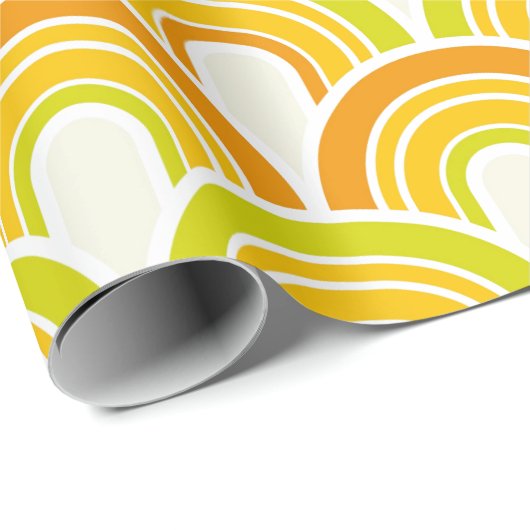 Papier Cadeau Génial les années 70 (Coin rond)