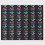 Papier Cadeau Genre révéler les armes ou parties scintillant pap (Plat)