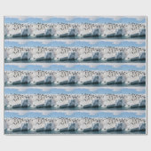 Papier Cadeau Gentoo Penguin Antarctica Iceberg Playtime (Plat)