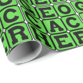 Papier Cadeau Géocacheur, Passion de navigation (Coin rond)