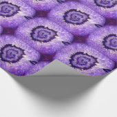 Papier Cadeau Géode d'agate violet tombé (Coin)