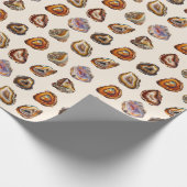 Papier Cadeau Geode Rocks Pattern (Coin)