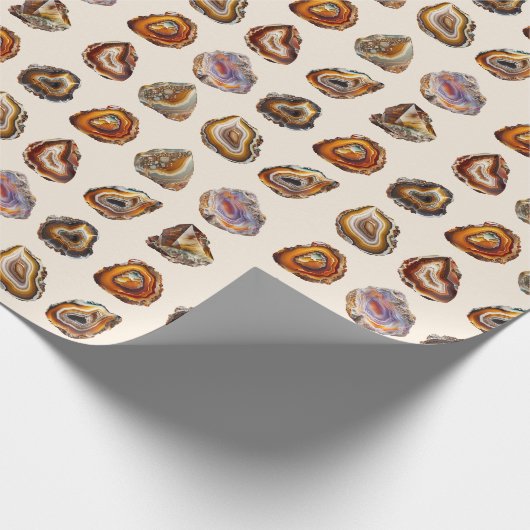 Papier Cadeau Geode Rocks Pattern (Coin)