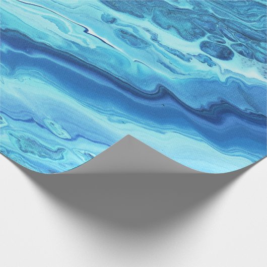 Papier Cadeau Geode turquoise (Coin)