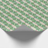 Papier Cadeau Geometric Bow Christmas Tree Wrapping Paper (Coin)