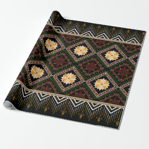 Papier Cadeau Geometric ethnic pattern seamless design