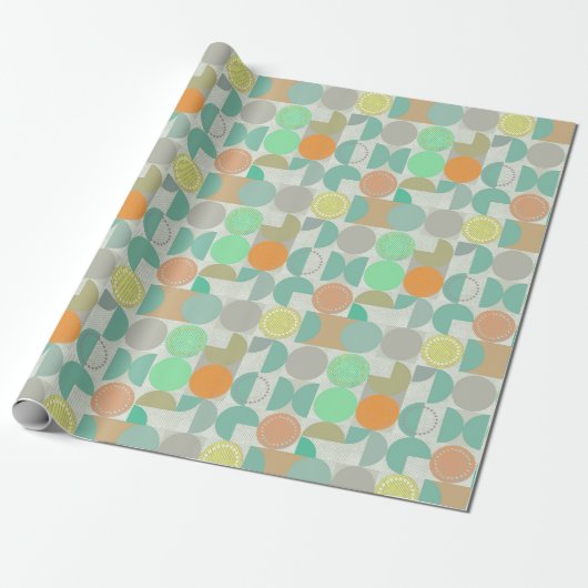 Papier Cadeau Géométric multicoloré (Déroulé)