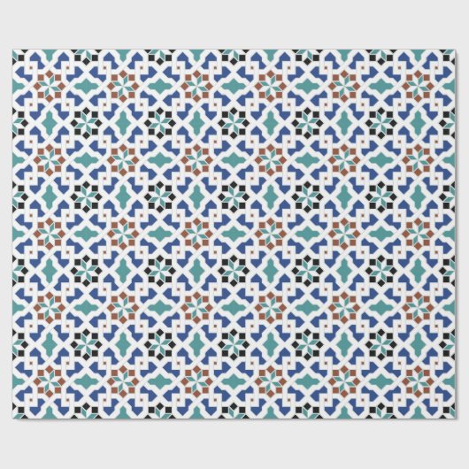 Papier Cadeau Geometric Pattern - Oriental Design Pt.4 (Plat)