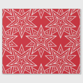 Papier Cadeau Geometric stars, vintage seamless pattern, chris (Plat)
