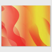 Papier Cadeau Geometric Wave Shape with Gradient Blurred Abstrac (Plat)