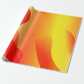 Papier Cadeau Geometric Wave Shape with Gradient Blurred Abstrac (Déroulé)