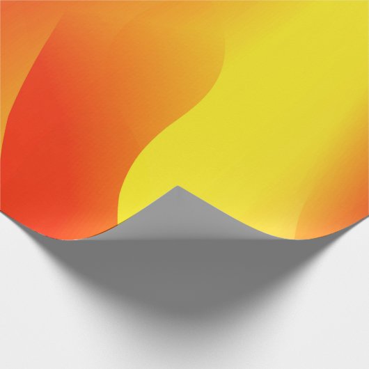 Papier Cadeau Geometric Wave Shape with Gradient Blurred Abstrac (Coin)