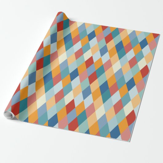 Papier Cadeau Géométrie colorée VIIA B (Déroulé)