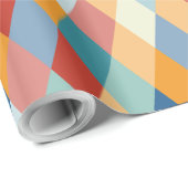 Papier Cadeau Géométrie colorée VIIA B (Coin rond)