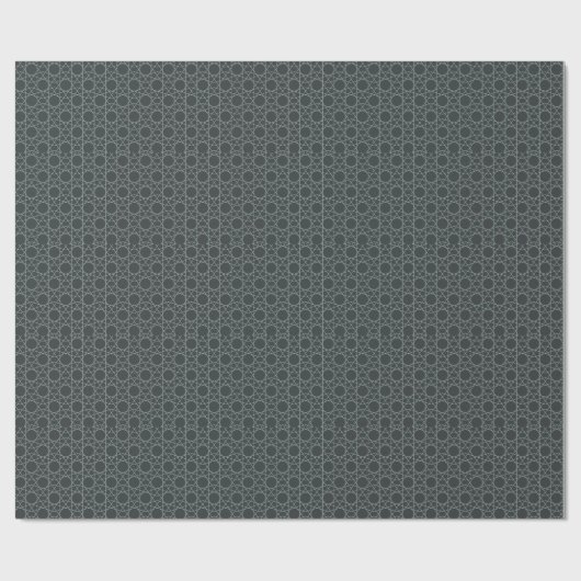 Papier Cadeau Géométrie de grès céladon (Plat)