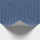 Papier Cadeau Géométrie Lapis Ivory (Coin)
