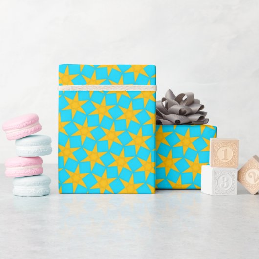 Papier Cadeau Géométrie lunaire (Baby Shower)