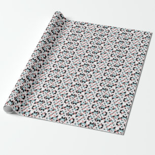 Papier Cadeau Géométrie minimaliste, illustration de style scand