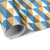 Papier Cadeau Géométrie vintage : Arrière - plan d'illustration  (Coin rond)