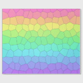 Papier cadeau Géométries Arc-en-ciel (Plat)