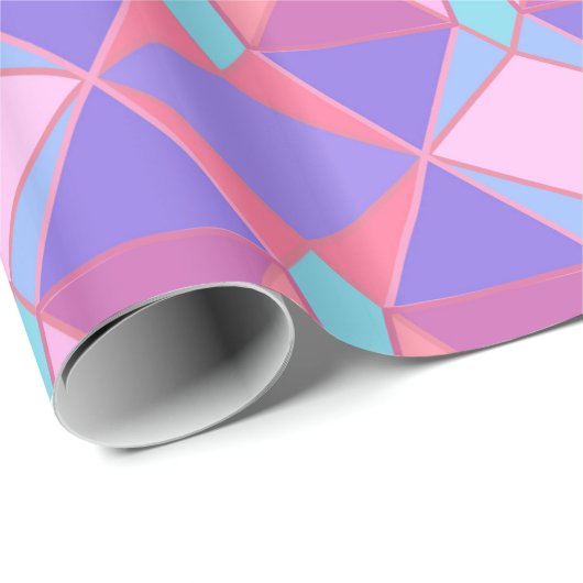 Papier Cadeau géométrique (Coin rond)