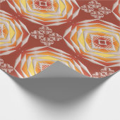 Papier Cadeau Géométrique africain ethnique (Coin)