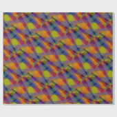 Papier Cadeau Géométrique foncée - Papier d'enveloppement (Plat)