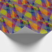 Papier Cadeau Géométrique foncée - Papier d'enveloppement (Coin)