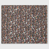 Papier Cadeau Géométrique Moderne Coloré (Plat)