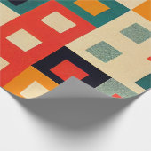 Papier Cadeau Géométrique rétro (Coin)