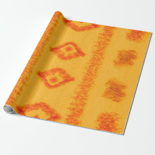 Papier Cadeau Géométrique Stylé Bleu et Vert Ethinc Motif De