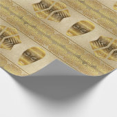 Papier Cadeau Géométrique tribal africain ethnique (Coin)