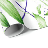 Papier Cadeau Géométrique tropicale (Coin rond)