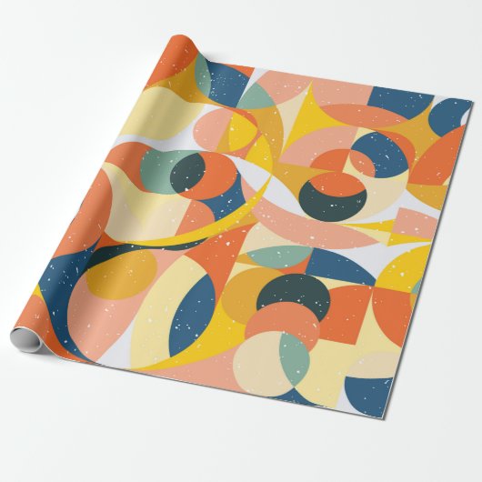 Papier Cadeau Geometry minimalistic artwork pattern with simple (Déroulé)