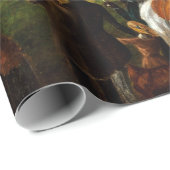 Papier Cadeau George Hamilton la première course d'obstacles (Coin rond)