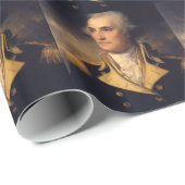 Papier Cadeau George Washington (Coin rond)