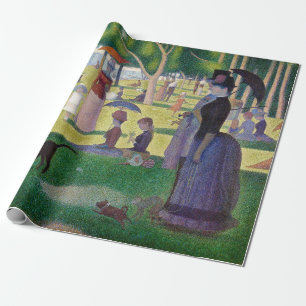 Papier Cadeau Georges Seurat - Un dimanche après-midi à l'Île de