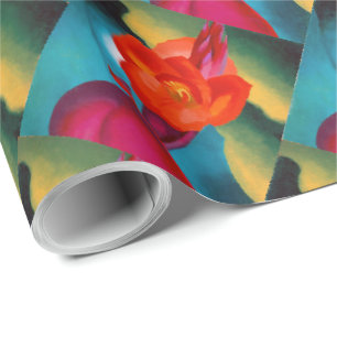 Papier Cadeau Géorgie O'Keefe 1919 Canne rouge