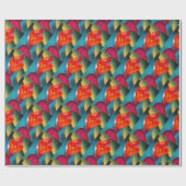 Papier Cadeau Géorgie O'Keefe 1919 Canne rouge (Plat)