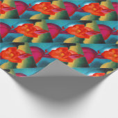 Papier Cadeau Géorgie O'Keefe 1919 Canne rouge (Coin)