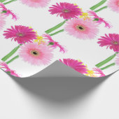 Papier Cadeau Gerbera Daisy Flowers (Coin)