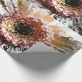 PAPIER CADEAU GERBERA MARGUERITE (Coin)