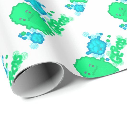 Papier Cadeau Germes ! (Coin rond)