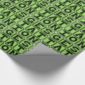 Papier Cadeau Gestation, processus d'être enceinte (Coin)