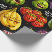Papier Cadeau Get your fruit and veg premium wrapping paper make (Coin)