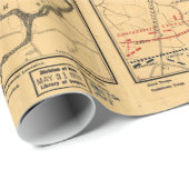 Papier Cadeau Gettysburg et troupe de proximité place le 3 (Coin rond)